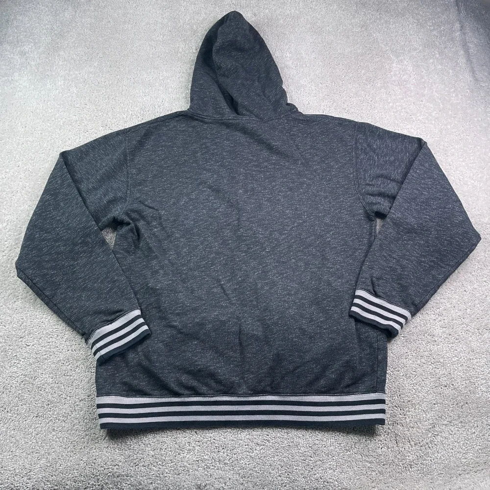 Vans Hoodie Mens Large Gray Full Zip Fleece Skateboarding Streetwear Skater